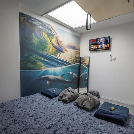 Appartement Capsule Océan 2 Chambres- Billard - Jacuzzi - Netflix