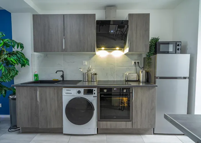 Capsule Ocean 2 Chambres- Billard - Jacuzzi - Netflix Daire Valenciennes