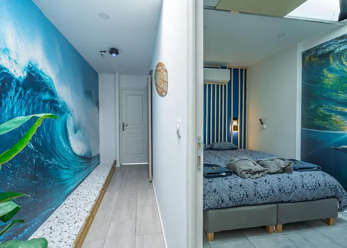 Appartement Capsule Océan 2 Chambres- Billard - Jacuzzi - Netflix