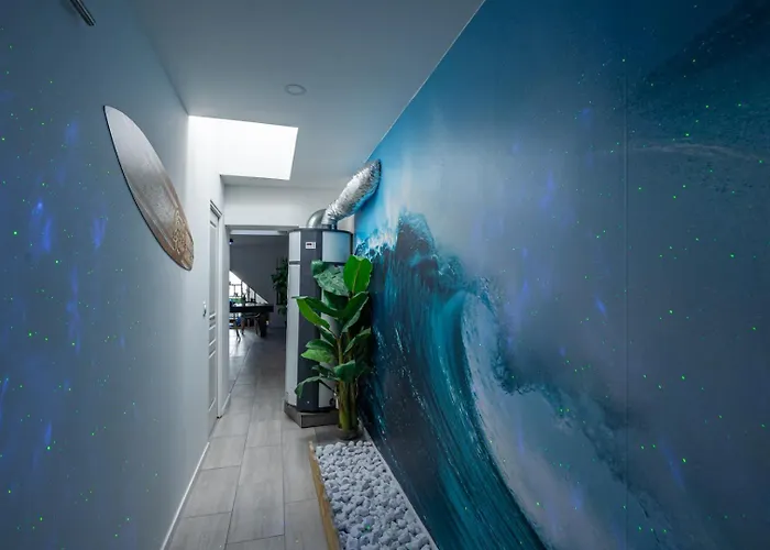 Capsule Océan 2 Chambres- Billard - Jacuzzi - Netflix Appartement *